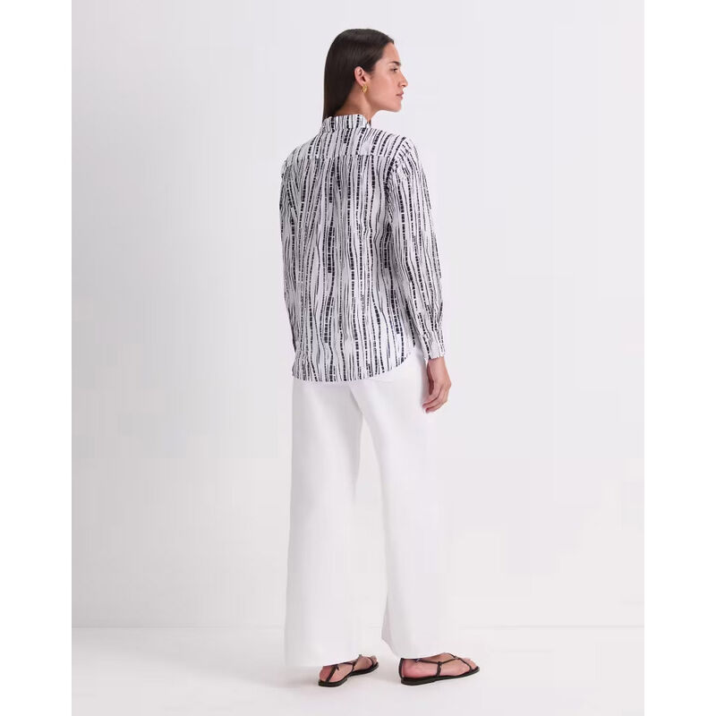 Sportscraft Stripe Cotton/Silk L/S Shirt image number 1